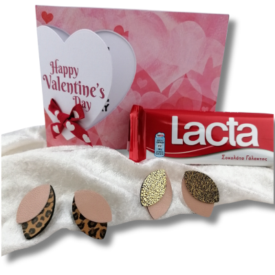 &Sigma;&epsilon;&tau; Valentine Collection &ndash; &Delta;ύ&omicron; &sigma;&kappa;&omicron;&upsilon;&lambda;&alpha;&rho;ί&kappa;&iota;&alpha; &Rho;&omicron;&zeta;-&Chi;&rho;&upsilon;&sigma;ό & &Rho;&omicron;&zeta; &Lambda;&epsilon;&omicron;&pi;ά&rho;  + &Delta;ώ&rho;&omicron; &Epsilon;&upsilon;&chi;&epsilon;&tau;ή&rho;&iota;&alpha; &Kappa;ά&rho;&tau;&alpha; & &Sigma;&omicron;&kappa;&omicron;&lambda;ά&tau;&alpha;